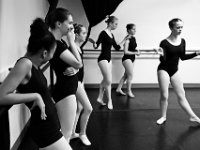 Ballet D students visualize their floor exercise runs before making their way diagonally across the studio floor performing different dance moves as per the instructors direction at the New Bedford Ballet studio on Purchast Street in the north end of New Bedford.   [ PETER PEREIRA/THE STANDARD-TIMES/SCMG ]